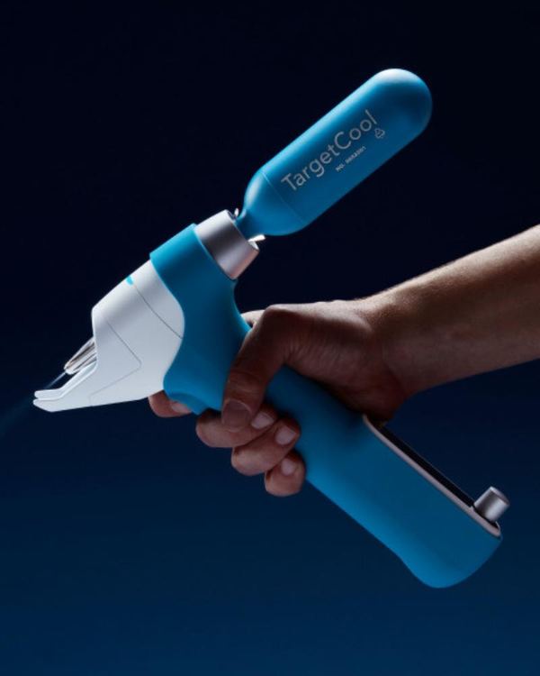 The TargetCool® device in hand